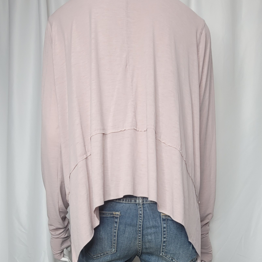 Relaxed Pink Long Sleeve Boxy Tee - Picture 7 of 12